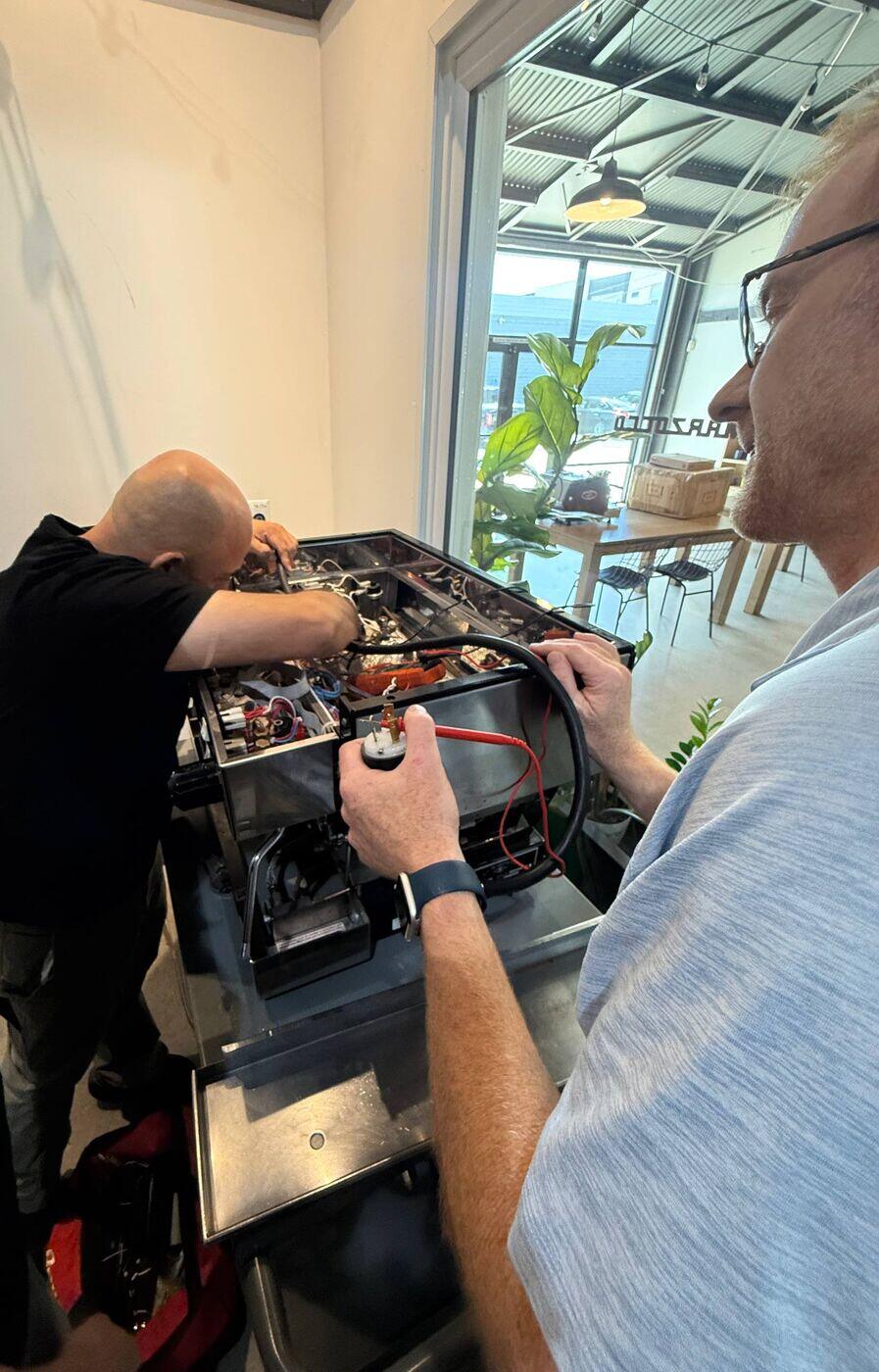 Job photo from We Completed La Marzocco Factory Training. Bay Area Coffee Service Is Now Authorized.