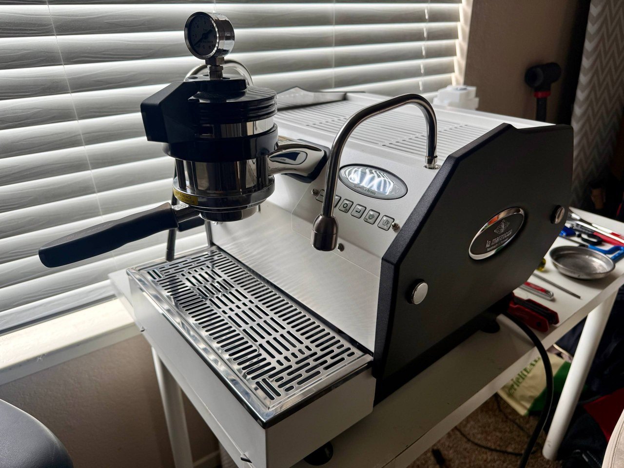 La Marzocco GS3 Maintenance in Sunnyvale: New Valves and a Full Descale Despite a Water Filter in Sunnyvale, CA