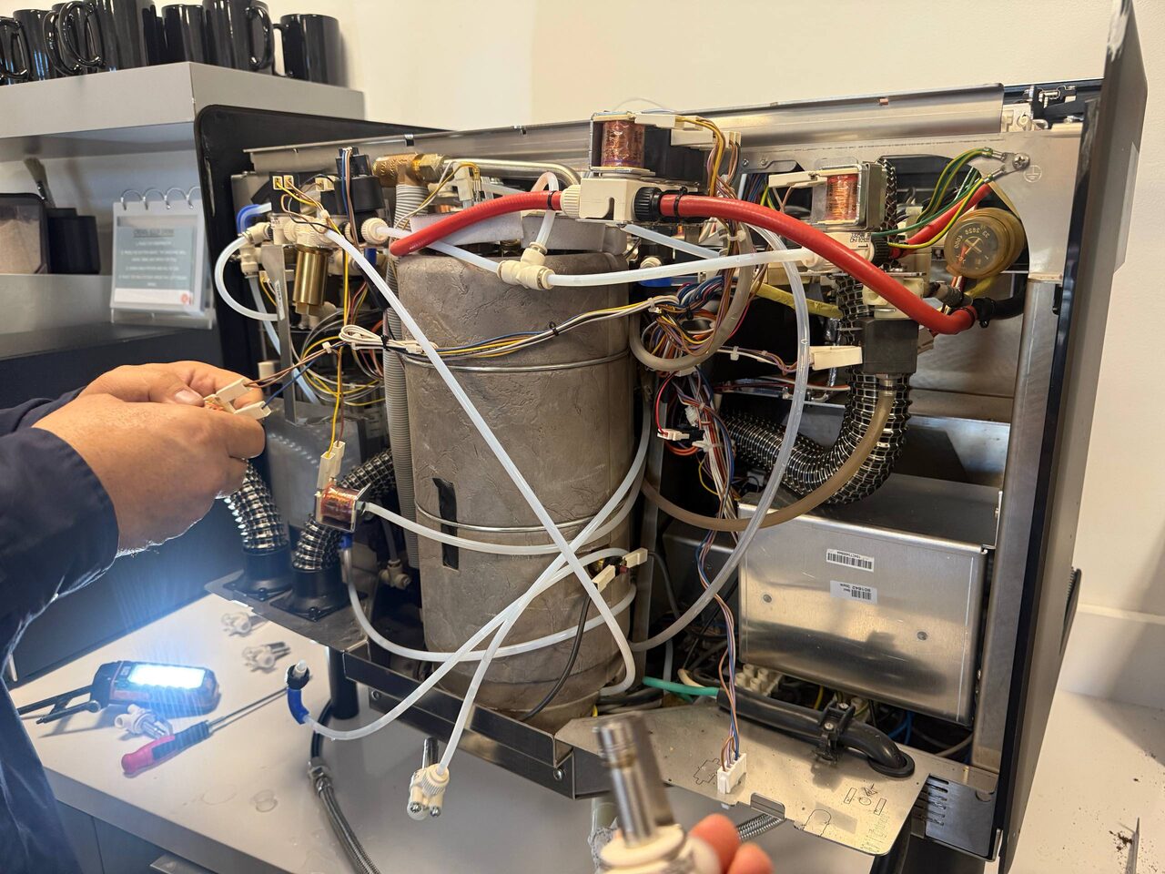 Commercial Two-Group Espresso Machine service in Palo Alto, CA by Bay Area Coffee Service, photo 2